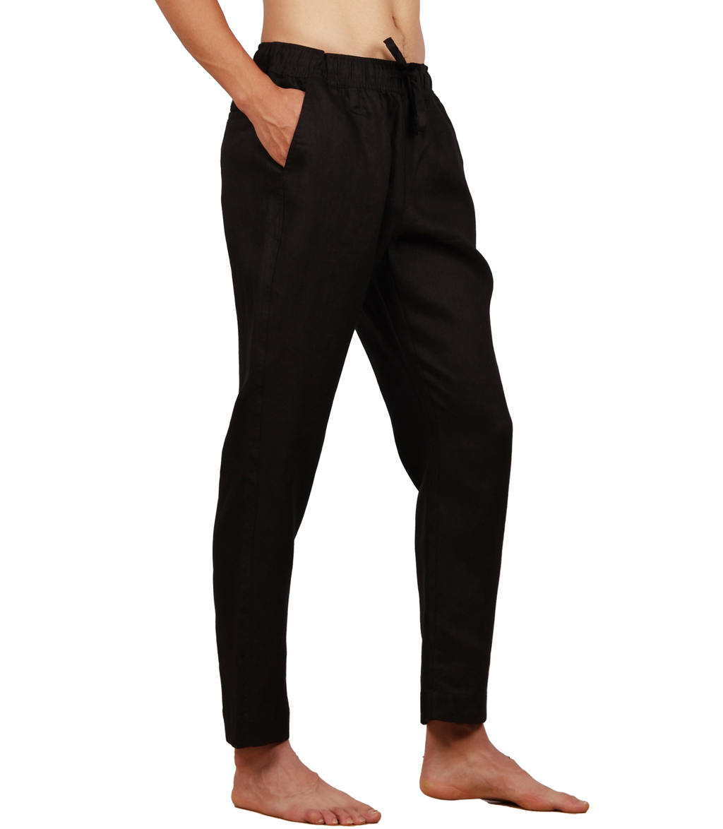 Linen Pants with Drawstring