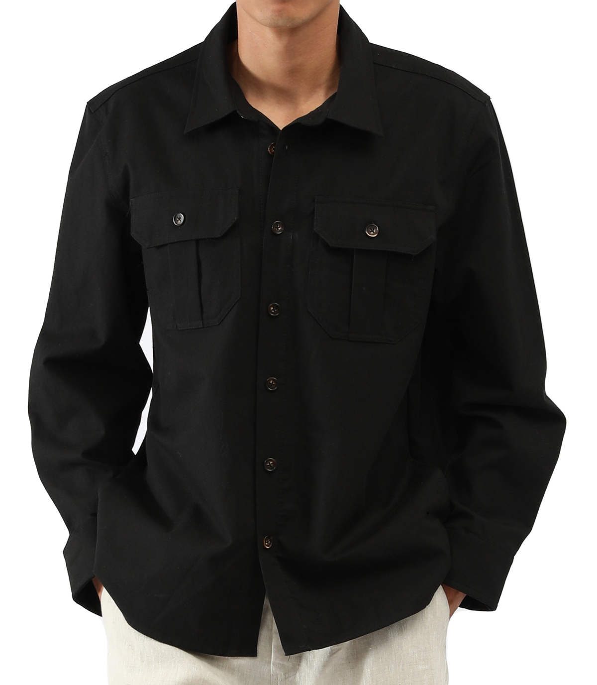 Cotton Bomber Shacket