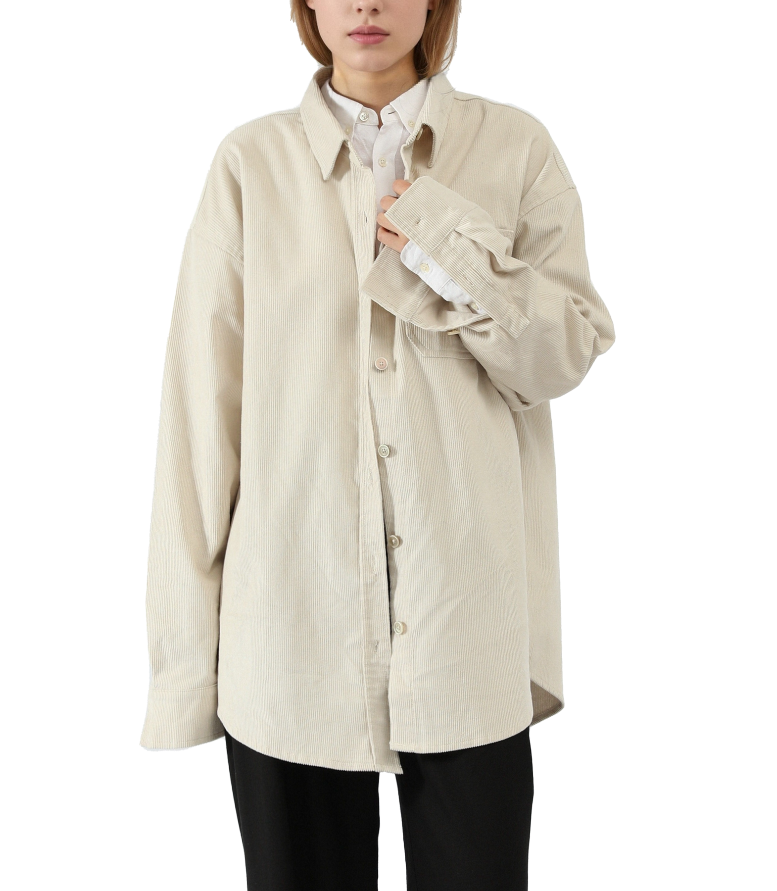 Oversized Corduroy Shirt