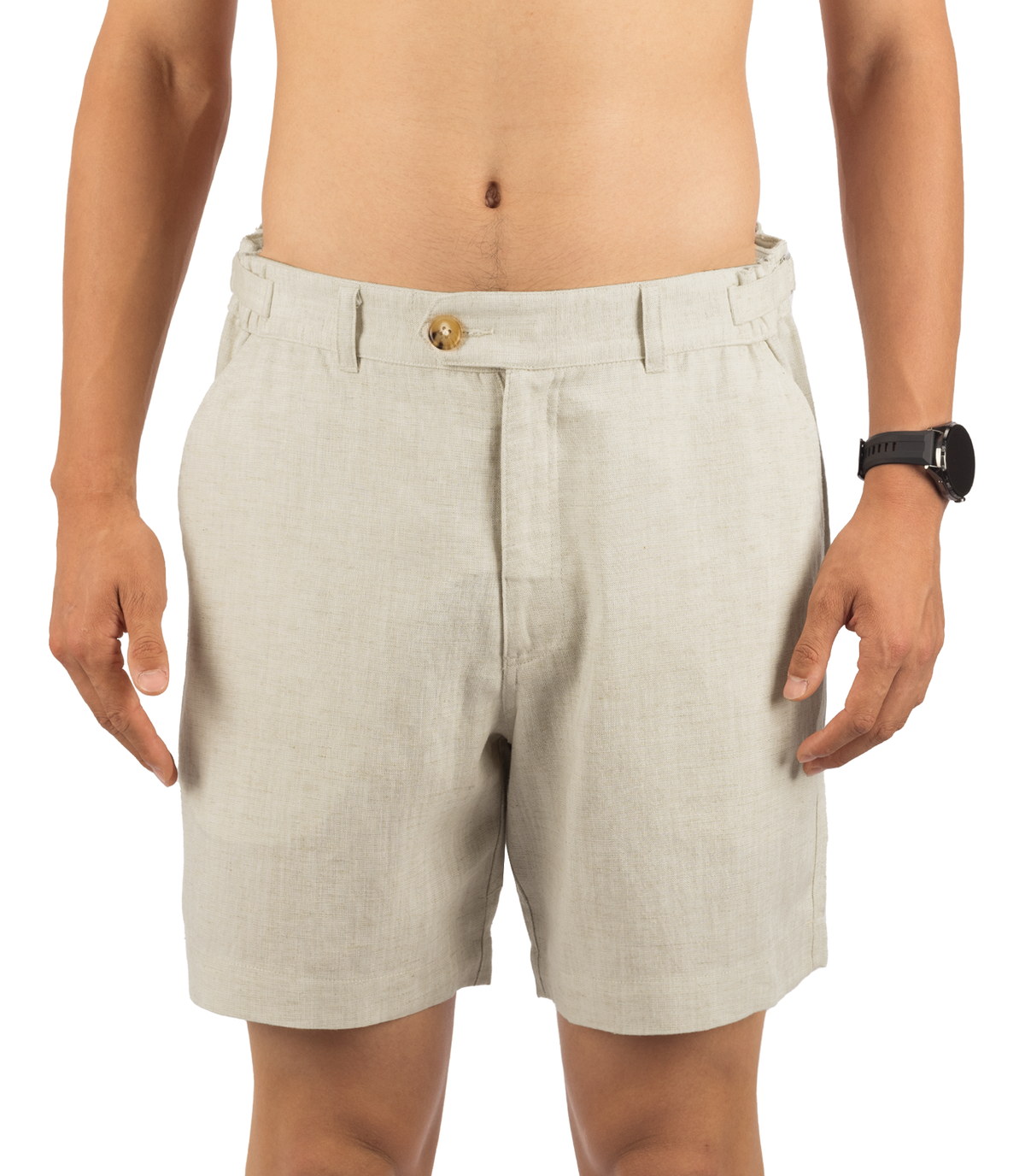 Men's Linen Dress Shorts