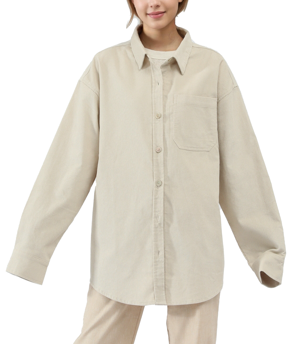 Oversized Corduroy Shirt