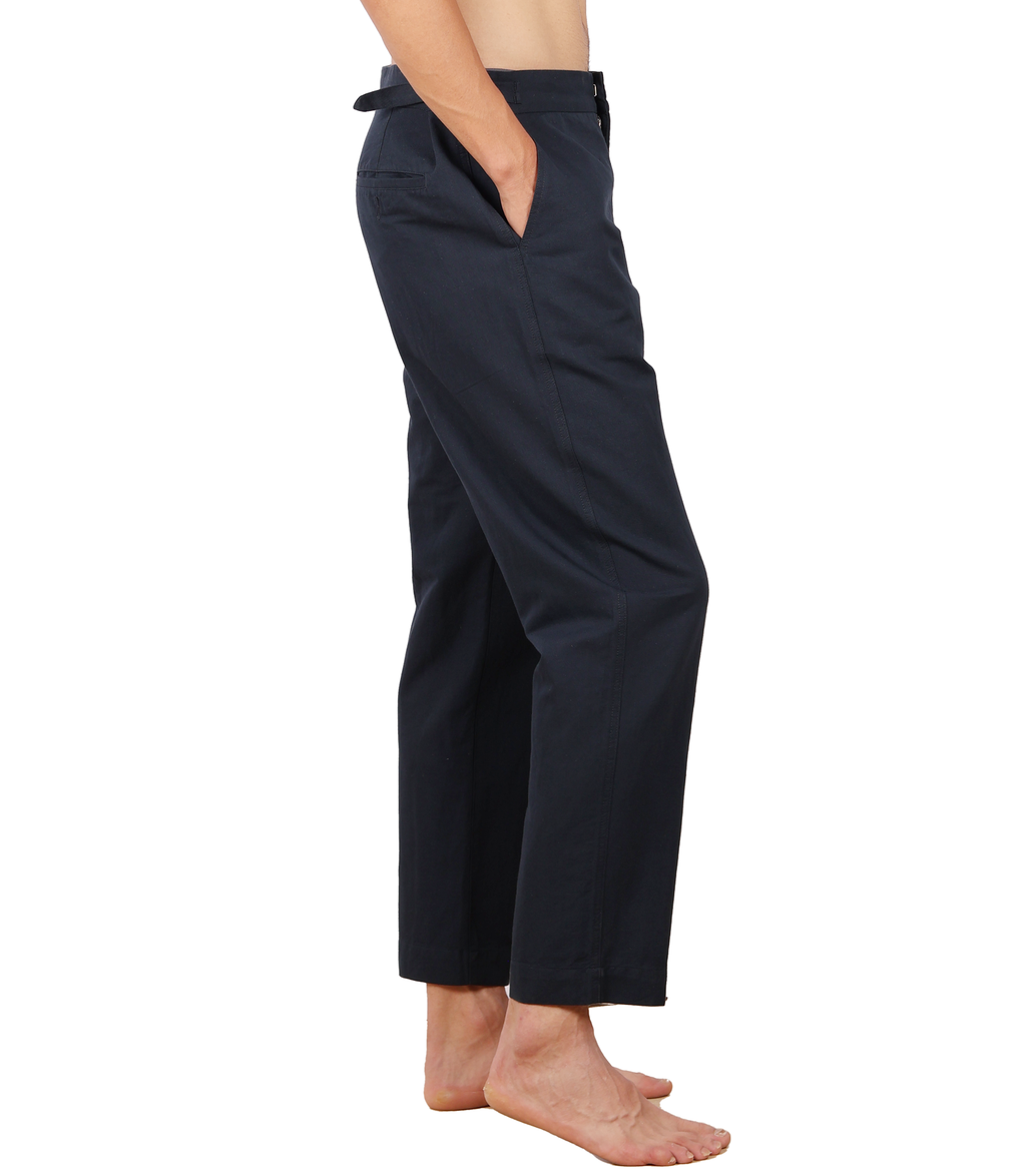 Linen Dress Pants Adjustable Waist
