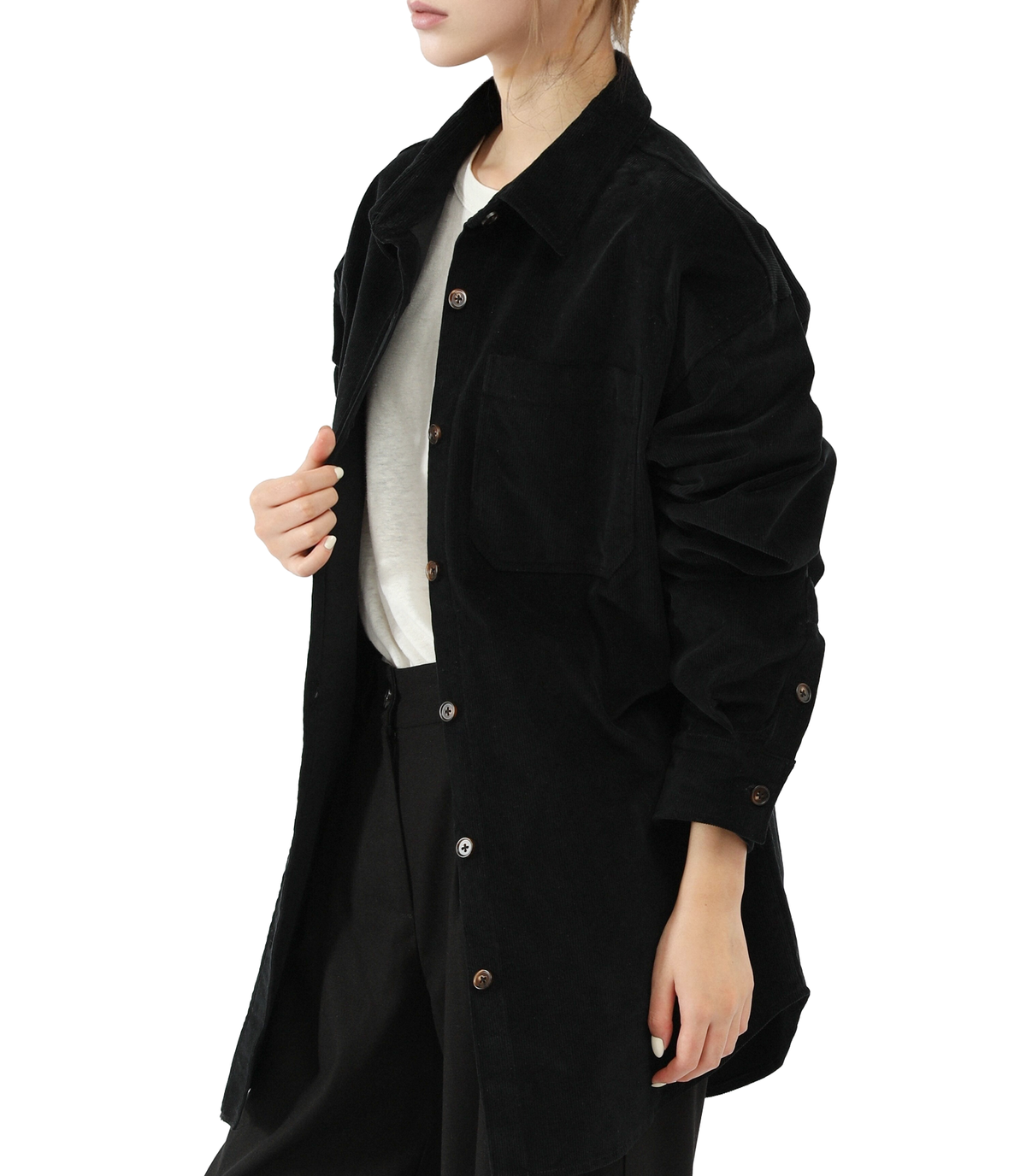 Oversized Corduroy Shirt