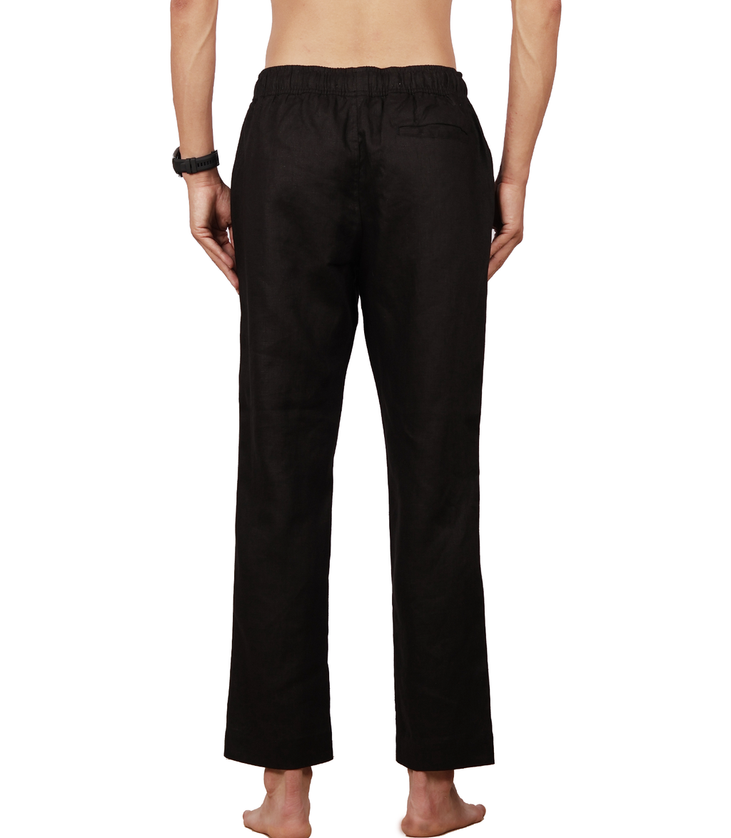 Linen Pants with Drawstring