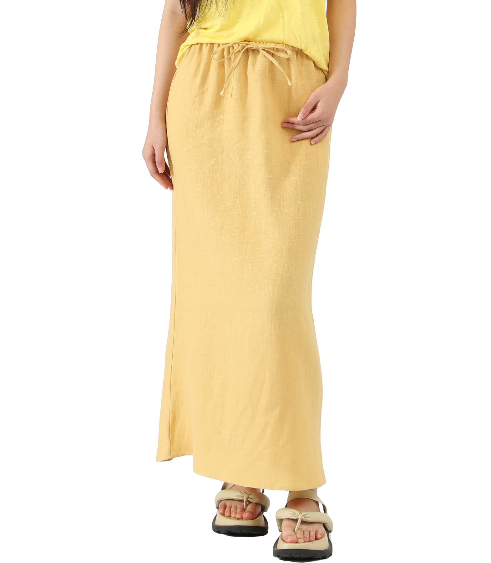 Linen Maxi Skirt